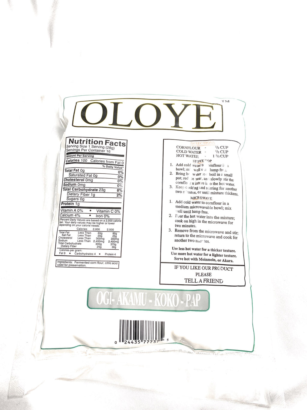 oloye Ogi Pap Akanmu 1 lb image 1