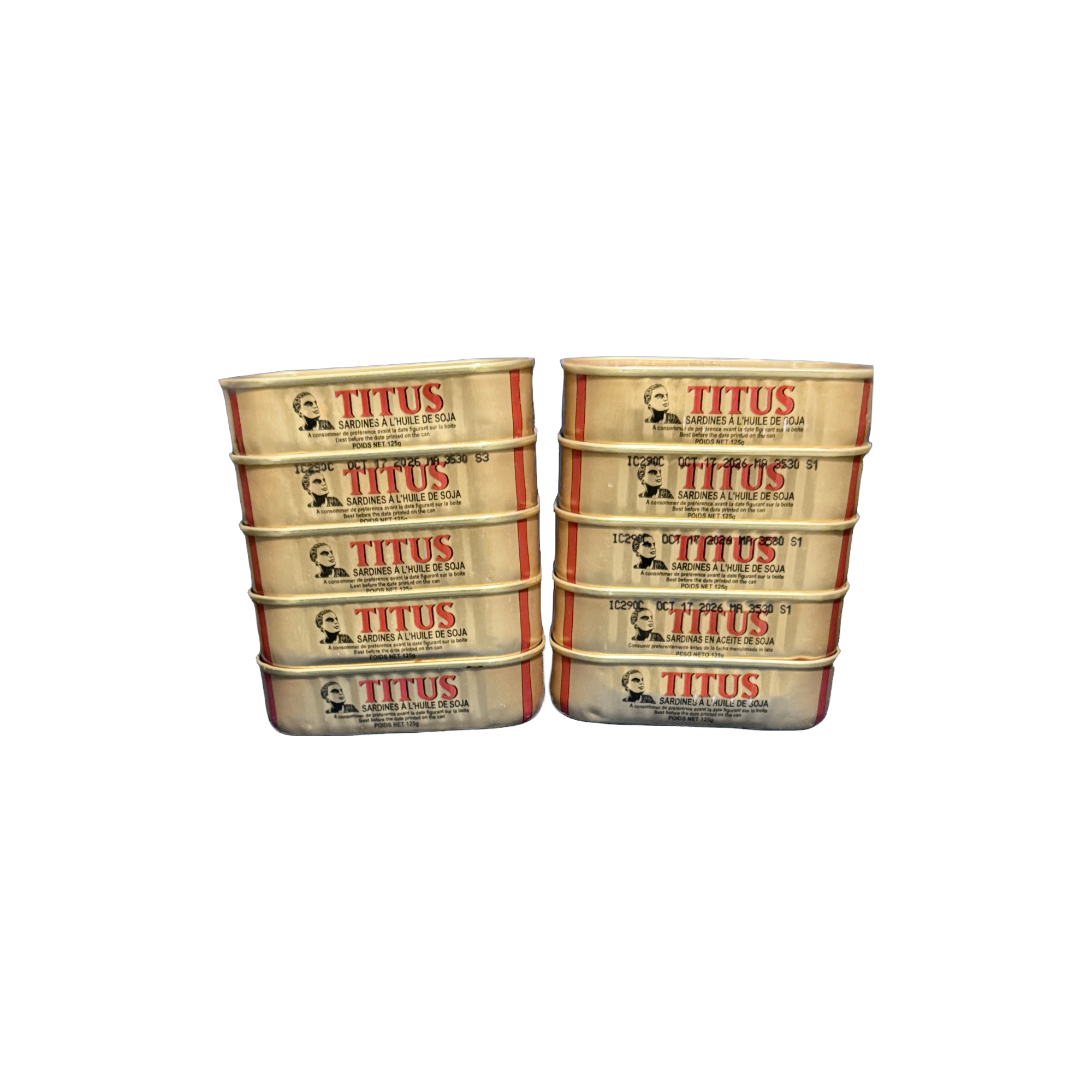 Titus sardine 10 pack