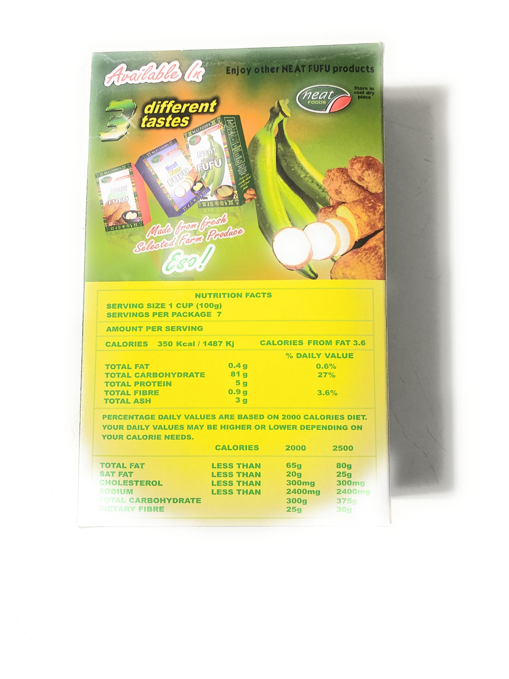 Neat Plantain fufu flour image 1