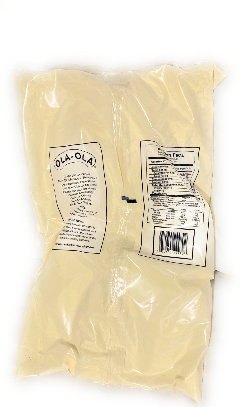 Ola ola Pounded Yam 10 LB SIZE image 1