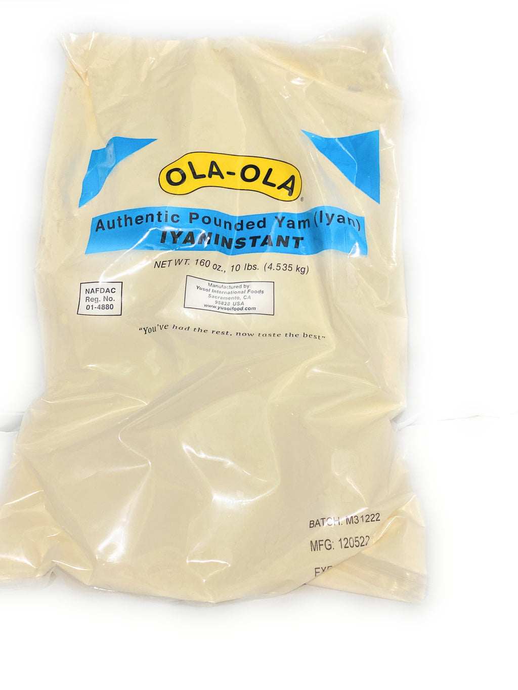 Ola ola Pounded Yam 10 LB SIZE image 0
