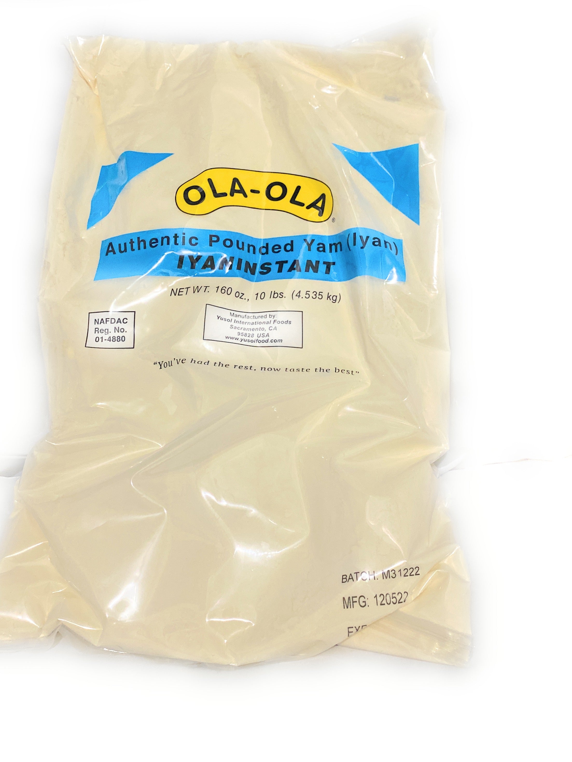 Ola ola Pounded Yam 10 LB SIZE image 0