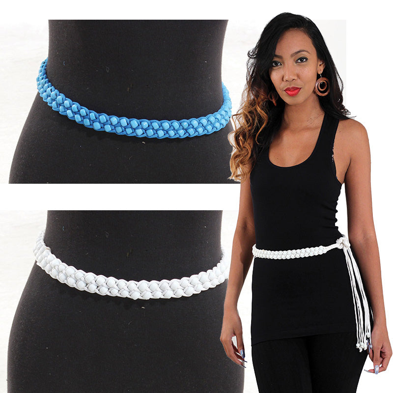 Glass bead nylon belt image 0