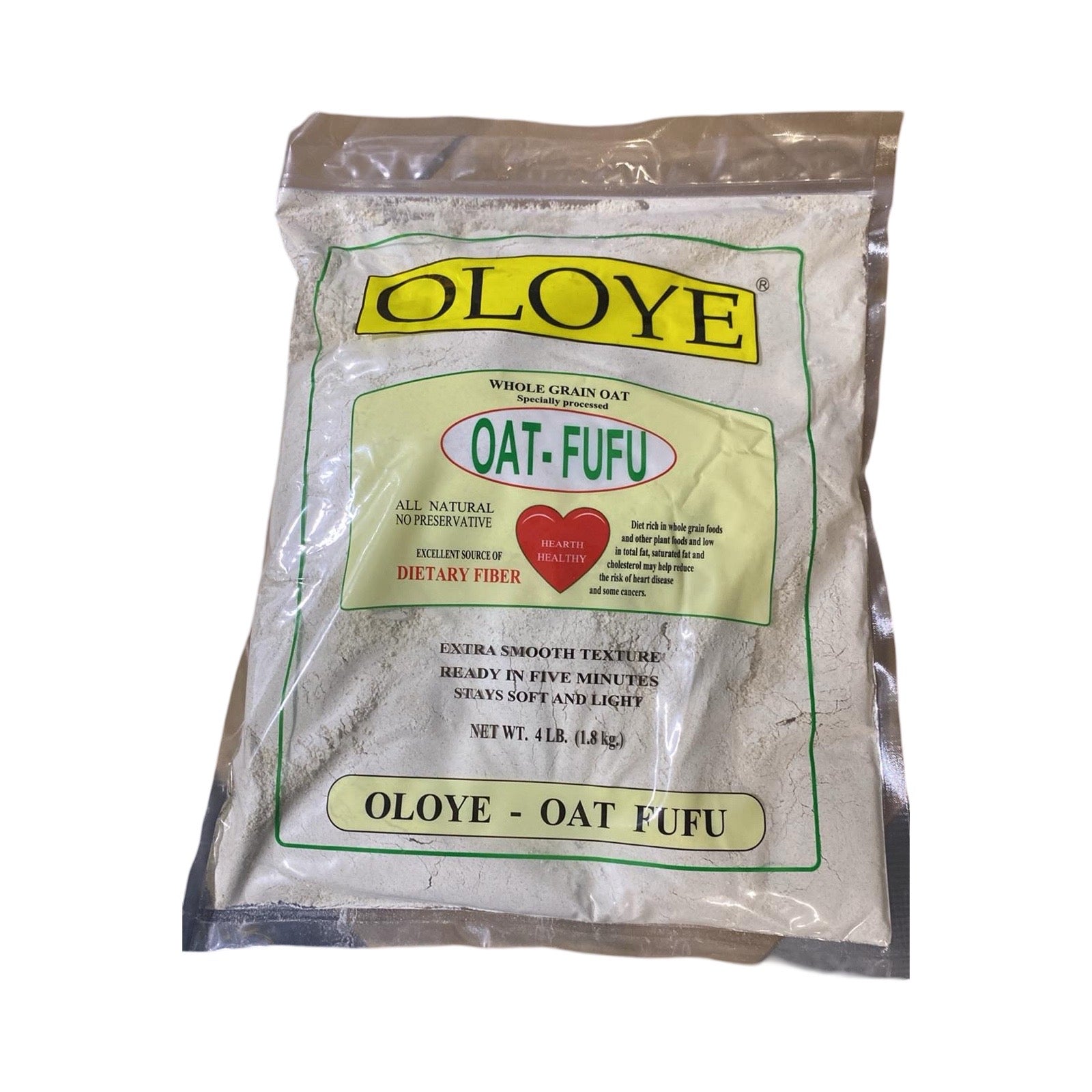 Oloye  Oat Fufu 4 Lbs image 0