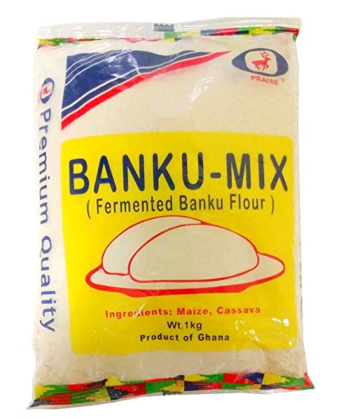 Praise African Fermented Banku Mix Cassava and Maize 1 kg image 0